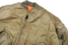 画像2: Deadstock GREENBRIER MA-1 Flight Jacket Gold IDEAL Zip (2)