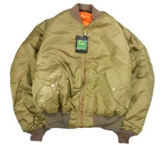 画像1: Deadstock GREENBRIER MA-1 Flight Jacket Gold EMAR Zip (1)