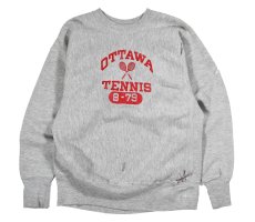 画像1: 70s~80s Used Champion Reverse Weave Sweat Shirt "Ottawa Tennis" made in USA (1)