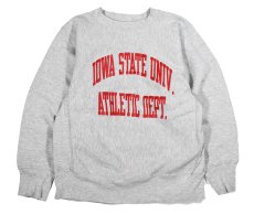 画像1: 80s Used Champion Reverse Weave Sweat Shirt "Iowa State Univ. Athletic Dept." made in USA (1)