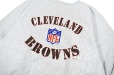 画像2: 90s Used Champion Reverse Weave Sweat Shirt "NFL, Cleveland Browns" (2)