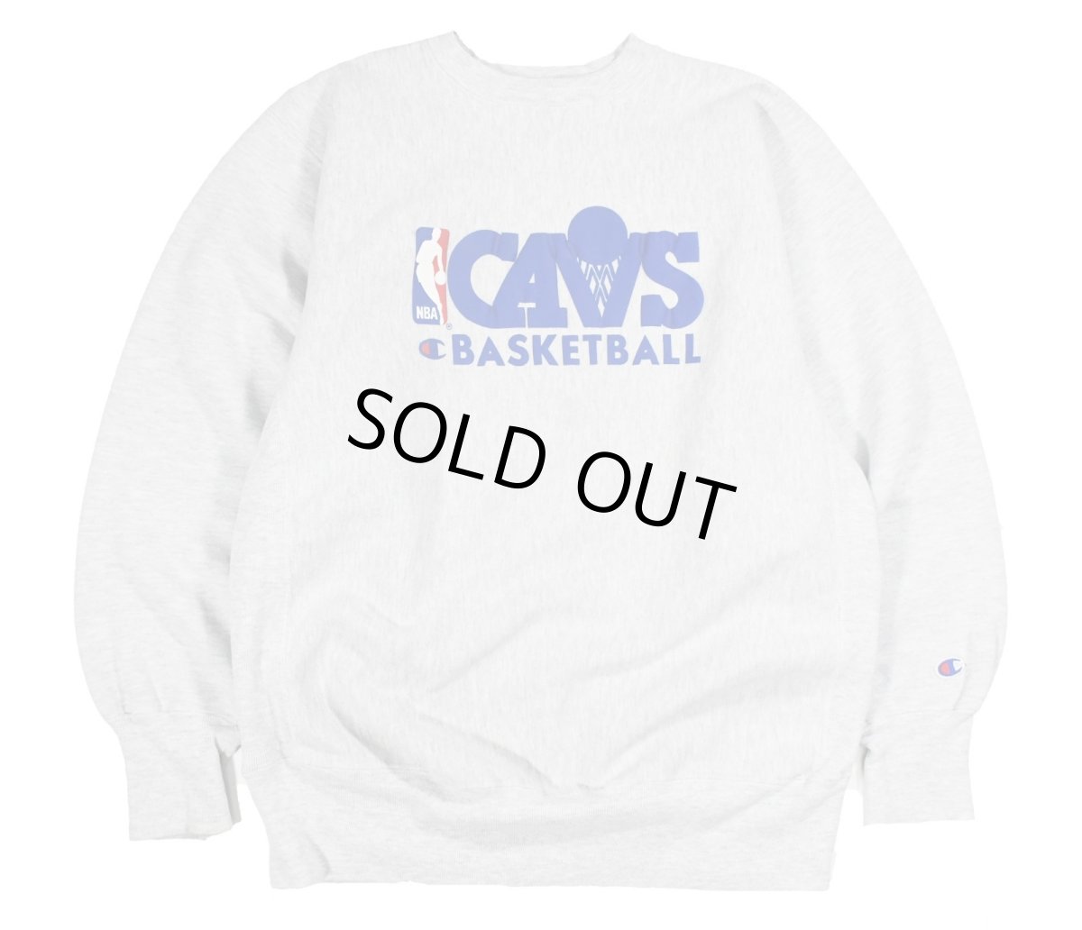 画像1: 90s Used Champion Reverse Weave Sweat Shirt "NBA, Cleveland Cavaliers" made in USA (1)