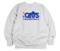 画像1: 90s Used Champion Reverse Weave Sweat Shirt "NBA, Cleveland Cavaliers" made in USA (1)