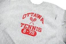 画像2: 70s~80s Used Champion Reverse Weave Sweat Shirt "Ottawa Tennis" made in USA (2)