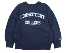 画像1: Used Champion Reverse Weave Sweat Shirt "Connecticut College" (1)