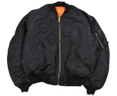 画像1: Deadstock Winfield International MA-1 Flight Jacket Black (1)