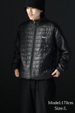 画像7: patagonia Nano Puff Jacket Black パタゴニア　 (7)