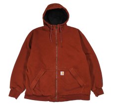 画像1: Used Carhartt Thermal Lined Zip Sweat Hoodie (1)