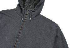 画像2: Used Carhartt Boa Lined Zip Sweat Hoodie Charcoal (2)