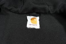 画像4: Used Carhartt Thermal Lined Zip Sweat Hoodie Black "New Bedford Ship Supply" (4)