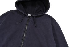 画像2: Used Carhartt Zip Sweat Hoodie Navy (2)