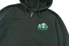 画像2: Used Carhartt Zip Sweat Hoodie Green "Joseph J.Duffy Co." (2)