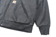 画像3: Used Carhartt Boa Lined Zip Sweat Hoodie Charcoal (3)