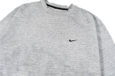 画像2: Used Nike Sweat Shirt Grey (2)