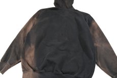 画像5: Used Carhartt Zip Sweat Hoodie Fade Black (5)