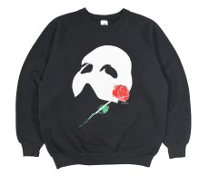 画像1: Used Raglan Sleeve Print Sweat Shirt "The Phantom of the Opera" made in USA (1)