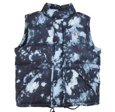 画像7: Polo Ralph Lauren Down Jacket Tie Dye Blue ラルフローレン (7)