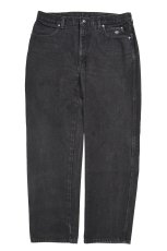 画像1: Used Harley-Davidson Denim Pants Black (1)