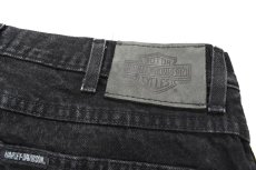 画像7: Used Harley-Davidson Denim Pants Black (7)