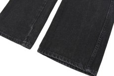 画像3: Used Harley-Davidson Denim Pants Black (3)