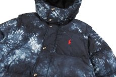 画像2: Polo Ralph Lauren Down Jacket Navy Tie Dye ラルフローレン (2)