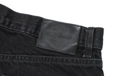 画像7: Used Harley-Davidson Denim Pants Black (7)