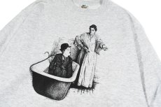 画像2: Used Too Cute Print Sweat Shirt "Charles Chaplin" made in USA (2)