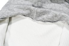 画像4: Used Blank Zip Sweat Hoodie Grey (4)