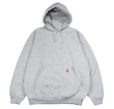 画像1: Used Carhartt Pullover Sweat Hoodie Grey (1)