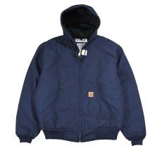 画像1: Used Carhartt Duck Active Jacket Navy (1)