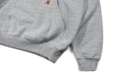 画像3: Used Carhartt Pullover Sweat Hoodie Grey (3)