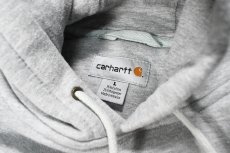 画像4: Used Carhartt Pullover Sweat Hoodie Grey (4)