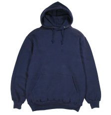 画像1: Used Super Weights by Russell Blank Sweat Hoodie Fade Navy made in USA (1)