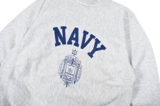 画像2: Used USNA Sweat Shirt made in USA (2)