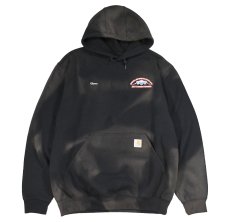 画像1: Used Carhartt Pullover Sweat Hoodie Fade Black "Lowe's" (1)