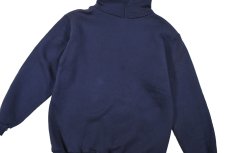 画像6: Used Super Weights by Russell Blank Sweat Hoodie Fade Navy made in USA (6)