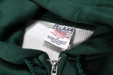 画像4: Deadstock PLUMA Blank Polyester Zip Sweat Hoodie Green (4)