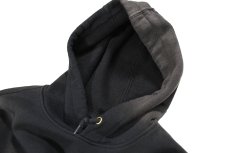 画像5: Used Carhartt Pullover Sweat Hoodie Fade Black "Lowe's" (5)