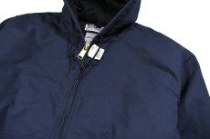 画像2: Used Carhartt Duck Active Jacket Navy (2)