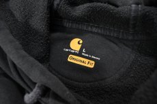 画像4: Used Carhartt Pullover Sweat Hoodie Black (4)