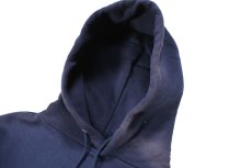 画像4: Used Super Weights by Russell Blank Sweat Hoodie Fade Navy made in USA (4)