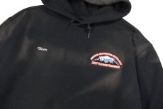 画像2: Used Carhartt Pullover Sweat Hoodie Fade Black "Lowe's" (2)