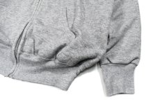 画像3: Used Blank Zip Sweat Hoodie Grey (3)