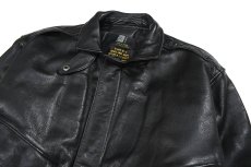 画像2: Used Avirex Type B-7 Leather Jacket Black (2)