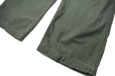 画像3: Used Us Army Cotton Sateen OG-107 Baker Pants  (3)