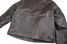 画像6: Used Gap Leather Jacket Brown (6)