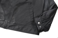 画像3: Used St John's Bay Leather Jacket Black (3)