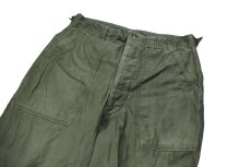 画像2: Used Us Army Cotton Sateen OG-107 Baker Pants  (2)