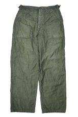 画像1: Used Us Army Cotton Sateen OG-107 Baker Pants  (1)