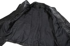 画像4: Used Design Leather Jacket Black (4)